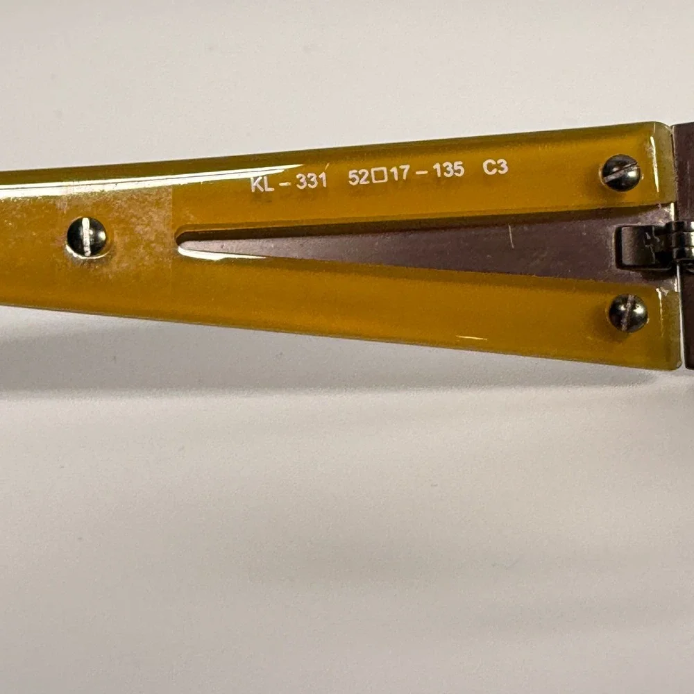 Konishi Lite Collection KL-331 C3 Eyeglasses Frames Bronze Gold 52-17-135 22829‎